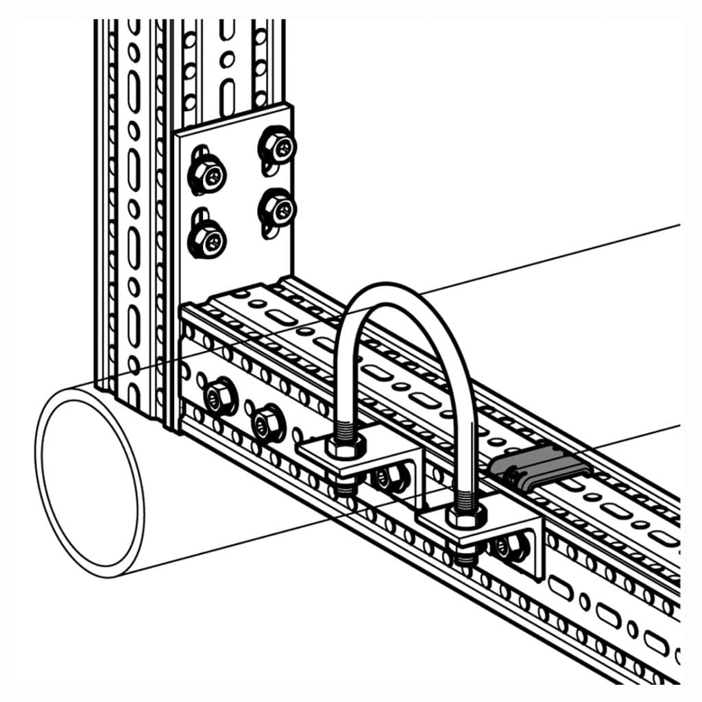 Sikla U-Bolts | Strongback Pipe Supports | MMS | Modular Mechanical Supports | a division of Eberl Iron Works, Inc. | Buffalo, NY USA