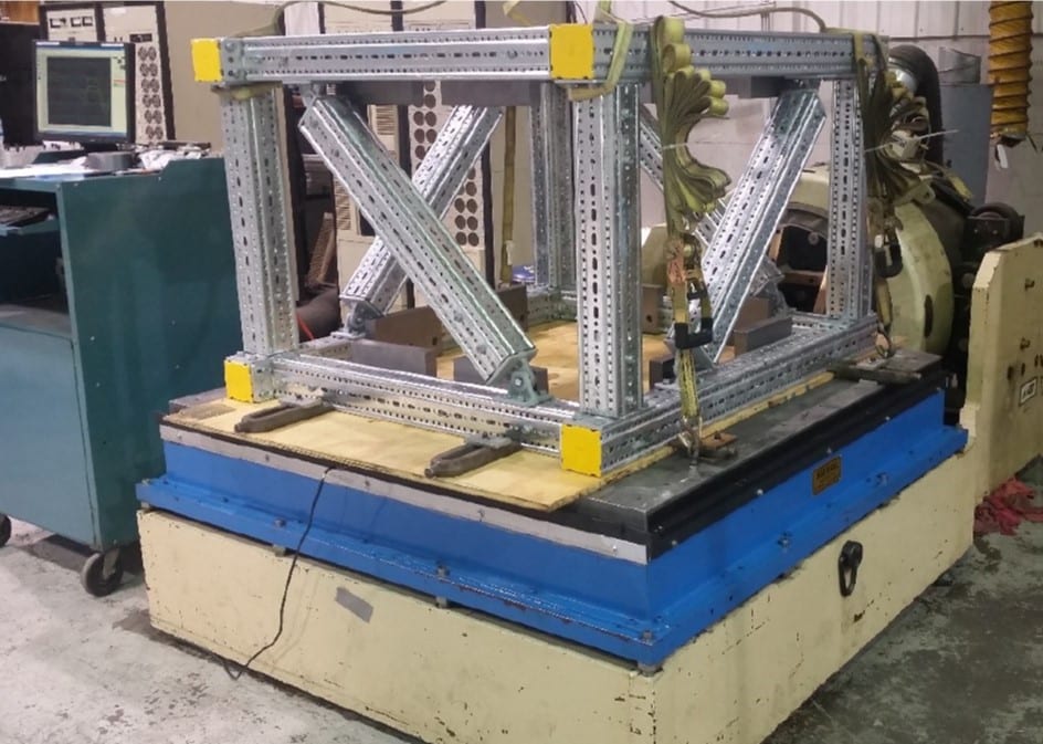 MIL-STD-810g Vibration Testing on Sikla siFramo Test Module | MMS | Modular Mechanical Supports, a division of Eberl Iron Works, Inc.