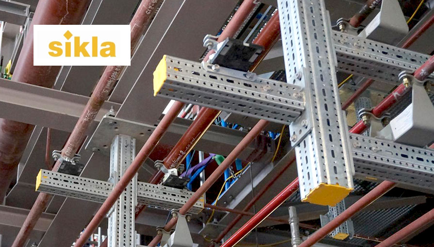 Sikla Application Photo | Pipe Bracket | Pipe Shoe | MMS | Modular Mechanical Supports | a division of Eberl Iron Works, Inc. | | MMS | Modular Mechanical Supports | a division of Eberl Iron Works, Inc. | Buffalo, NY USA