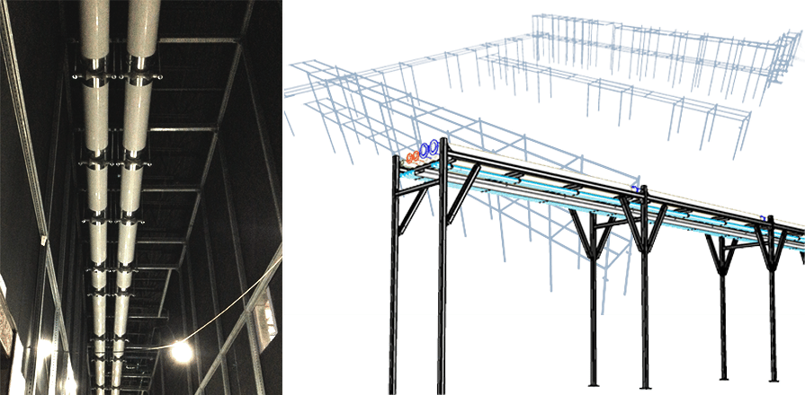 MEP Corridor Rack | Riser Rack | Sikla | MMS | Modular Mechanical Supports | a division of Eberl Iron Works, Inc. | | MMS | Modular Mechanical Supports | a division of Eberl Iron Works, Inc. | Buffalo, NY USA