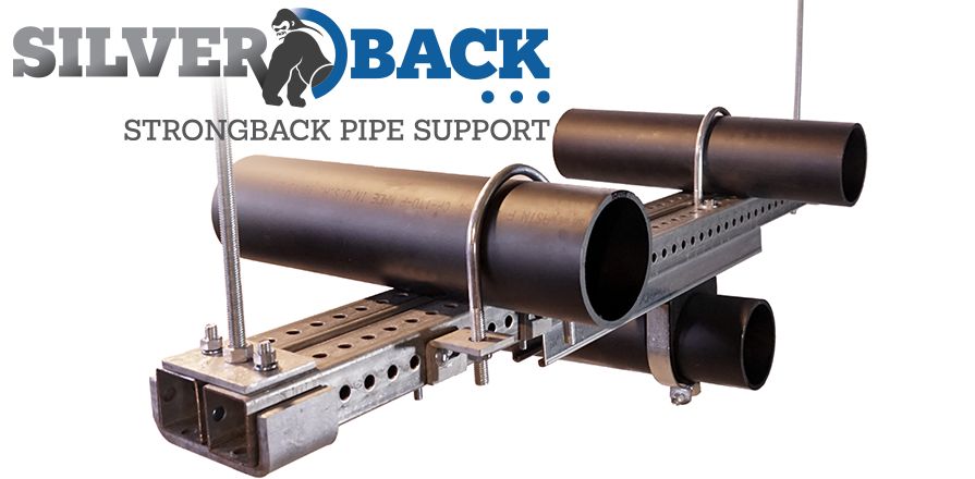 Silverback | Strongbacks | Strongback Pipe Support | Adjustable Pipe Support | MMS | Modular Mechanical Supports | a division of Eberl Iron Works, Inc. | | MMS | Modular Mechanical Supports | a division of Eberl Iron Works, Inc. | Buffalo, NY USA