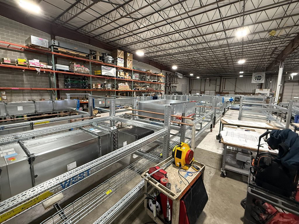 Multi Trade Racks | Prefabrication and Modular Construction of Modular Rack | MMS | Modular Mechanical Supports | a division of Eberl Iron Works, Inc. | Buffalo, NY USA