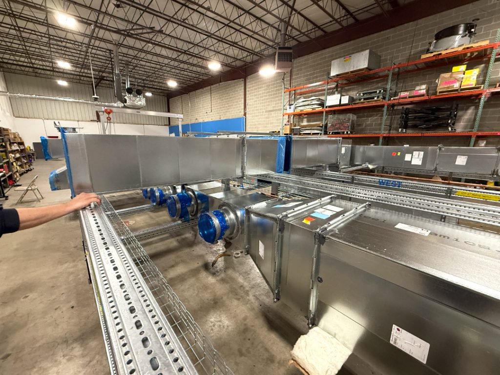 Modular Multi Trade Racks | Prefabrication and Modular Construction | MMS | Modular Mechanical Supports | a division of Eberl Iron Works, Inc. | Buffalo, NY USA