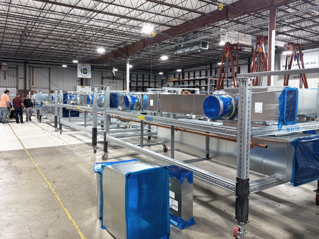 Multi Trade Racks | Prefabrication and Modular Construction | MMS | Modular Mechanical Supports | a division of Eberl Iron Works, Inc. | Buffalo, NY USA