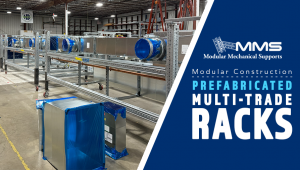 Multi Trade Racks | Prefabrication and Modular Construction | MMS | Modular Mechanical Supports | a division of Eberl Iron Works, Inc. | Buffalo, NY USA
